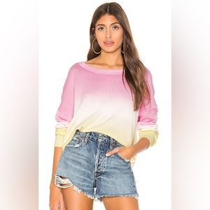 Sanctuary Dyed Sweater - pink & yellow